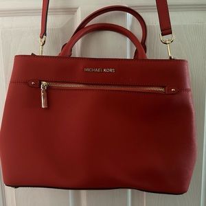 Michael Kors Large Saffiano Leather Satchel